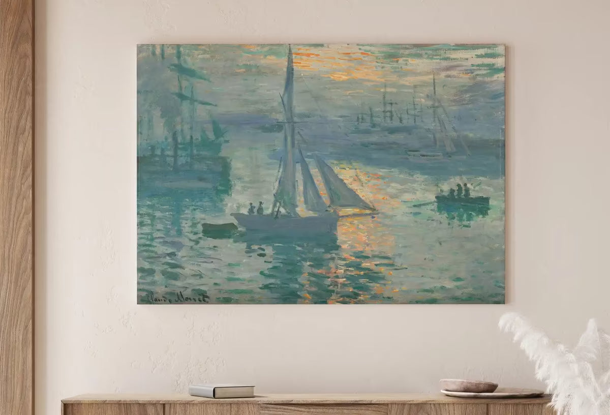 Claude Monet Nautical Sunrise Painting Famous Monet Art. Instant Download Vintage Decor. Monet Landscape Printable Wall Art Vintage Decor – Printable Wall Art