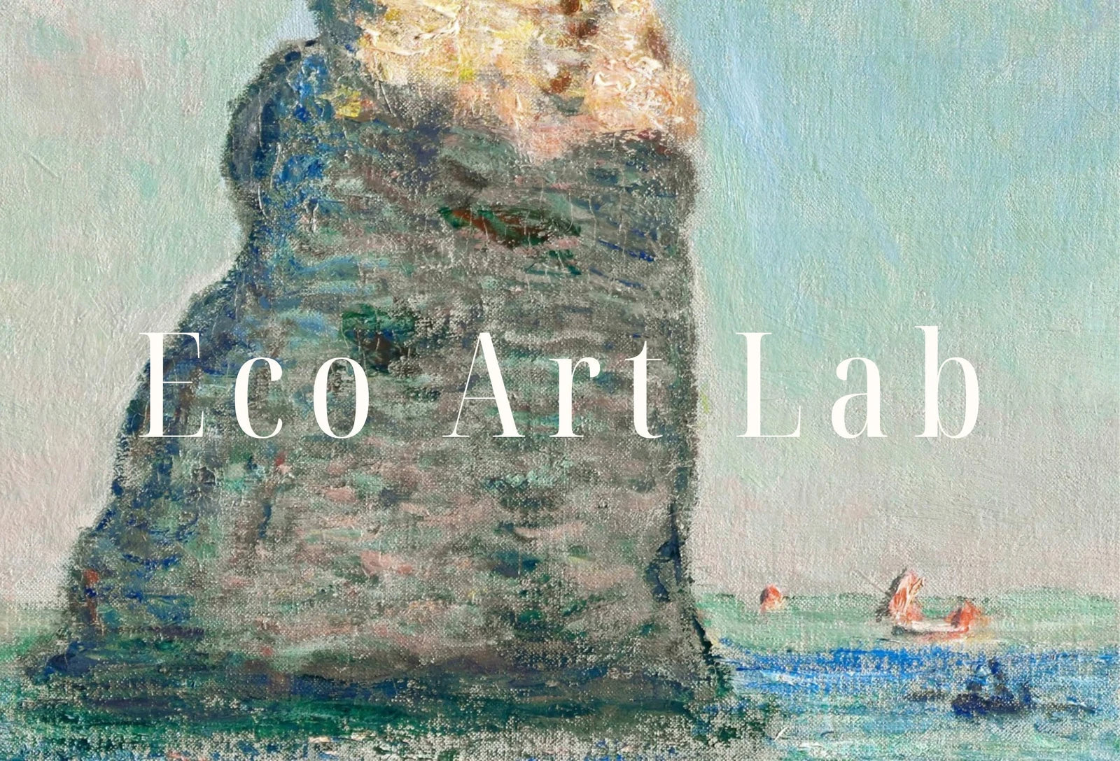 Second included artwork preview from Claude Monet Sea & Cliffs View Painting Famous Monet Art. Instant Download Vintage Decor. Monet Landscape Printable Wall Art Vintage Decor featuring various scenes.