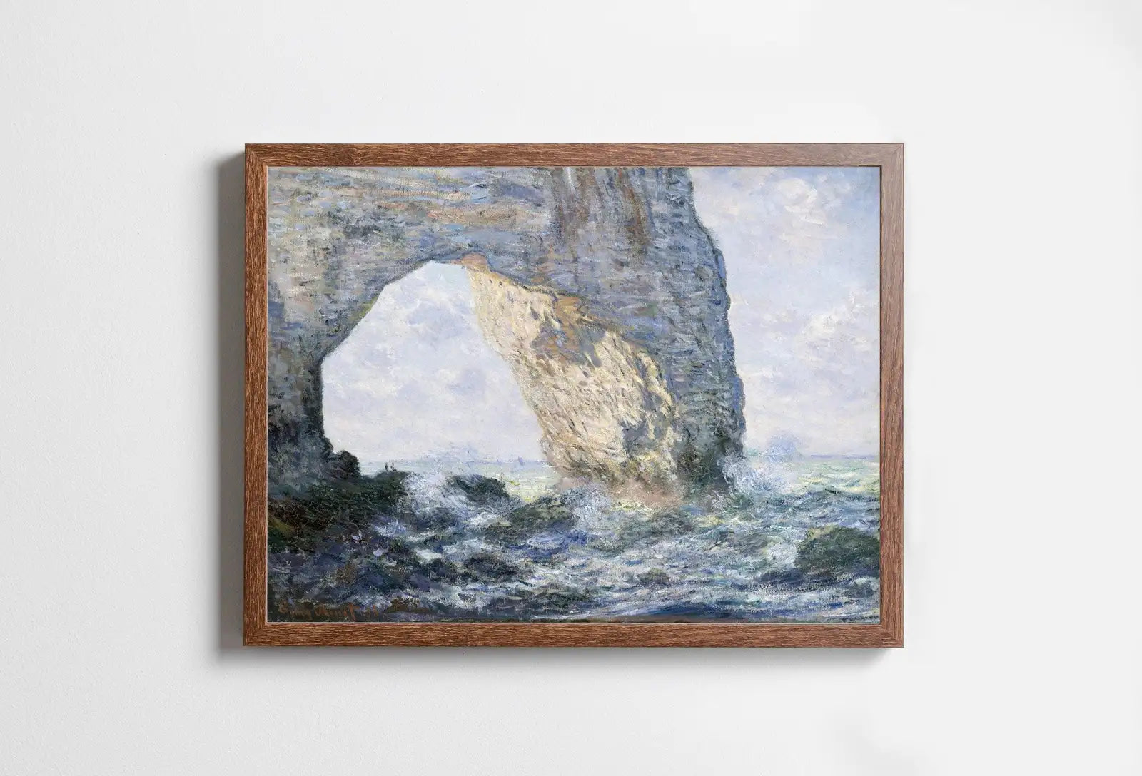 Included artwork preview showing first selection of artworks from Claude Monet Sea & Rock View Painting Famous Monet Art. Instant Download Vintage Decor. Monet Landscape Printable Wall Art Vintage Decor.