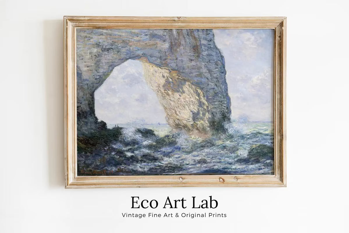 Claude Monet Sea & Rock View Painting Famous Monet Art. Instant Download Vintage Decor. Monet Landscape Printable Wall Art Vintage Decor – Printable Wall Art