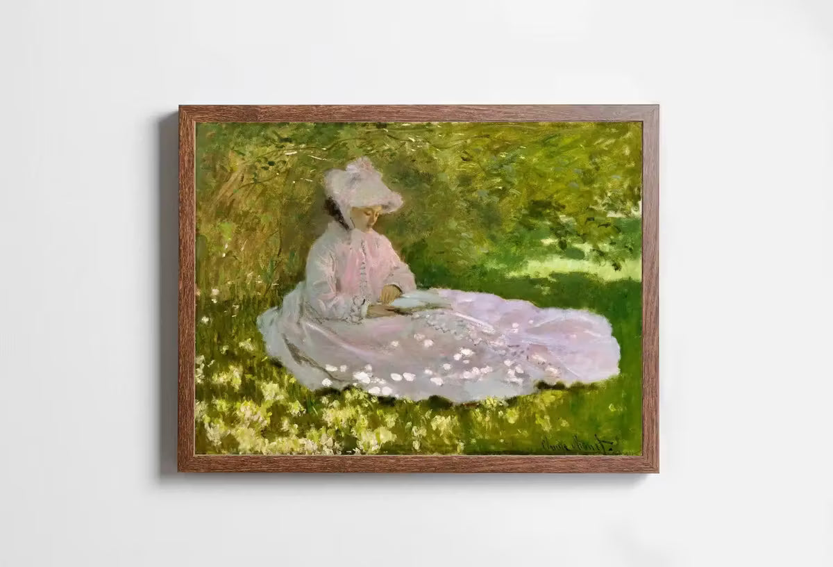 Claude Monet "Springtime" Painting Famous Monet Art. Instant Download Vintage Decor. Vintage Landscape Printable Wall Art. Spring Decor – Printable Wall Art