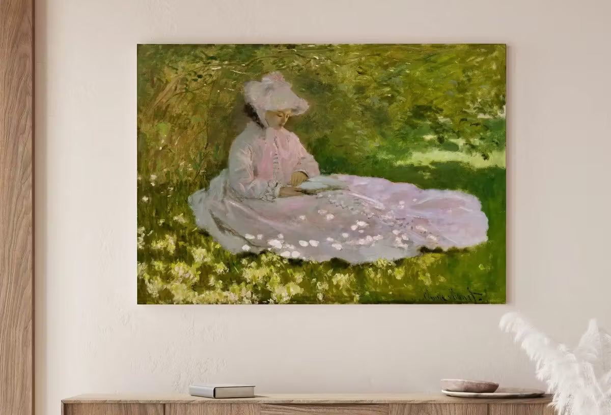 Claude Monet "Springtime" Painting Famous Monet Art. Instant Download Vintage Decor. Vintage Landscape Printable Wall Art. Spring Decor – Printable Wall Art