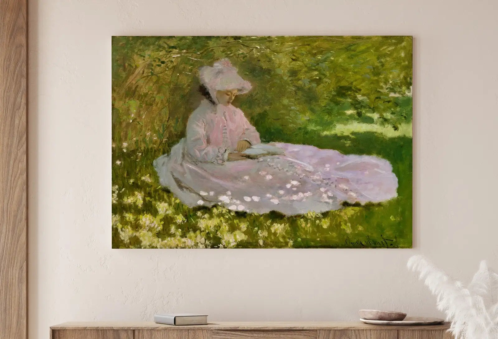 Second included artwork preview from Claude Monet "Springtime" Painting Famous Monet Art. Instant Download Vintage Decor. Vintage Landscape Printable Wall Art. Spring Decor featuring various scenes.
