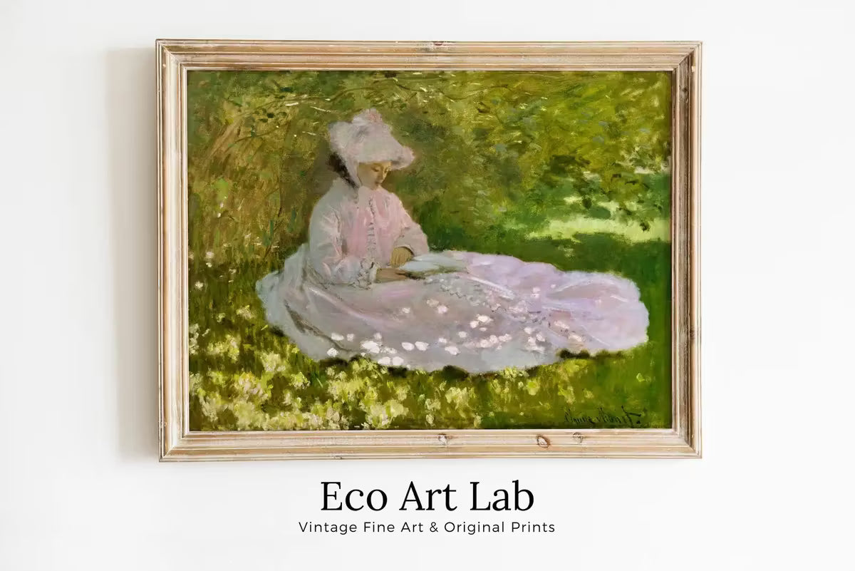 Claude Monet "Springtime" Painting Famous Monet Art. Instant Download Vintage Decor. Vintage Landscape Printable Wall Art. Spring Decor – Printable Wall Art