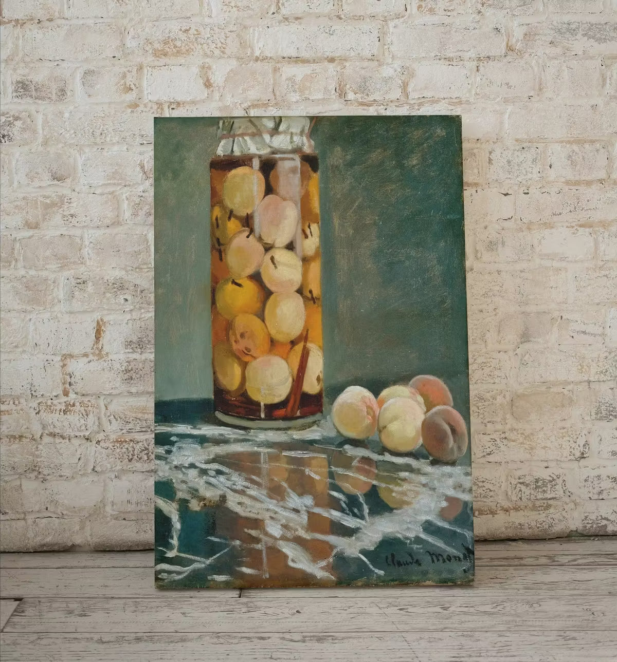 Claude Monet Still Life Jar of Peaches Famous Painting. Instant Download Vintage Decor. Monet Art Print Vintage Painting. Printable Art – Printable Wall Art