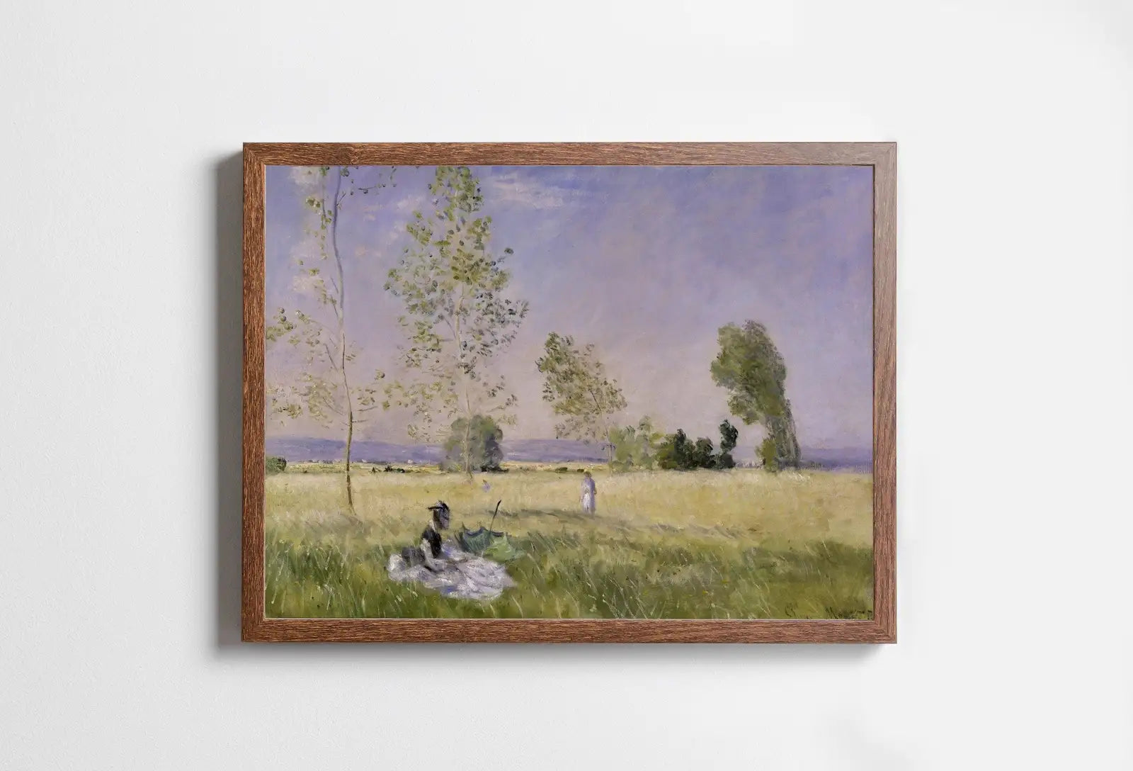 Included artwork preview showing first selection of artworks from Claude Monet "Summer" Painting Famous Monet Art. Instant Download Vintage Decor. Monet Landscape Printable Wall Art Vintage Decor.
