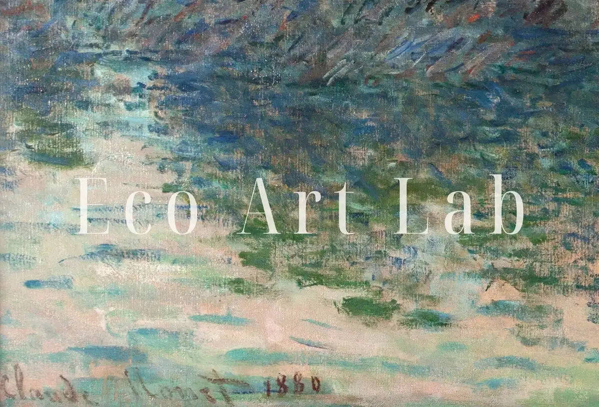 Second included artwork preview from Claude Monet Sunset on the Seine Painting Famous Monet Art. Instant Download Vintage Decor. Monet Landscape Printable Wall Art Vintage Decor featuring various scenes.