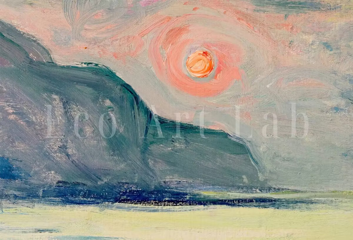 Claude Monet Sunset Seascape Painting. Printable Wall Art. Vintage Ocean Oil Painting. Instant Download Coastal Print. Nautical Decor Print – Printable Wall Art Set