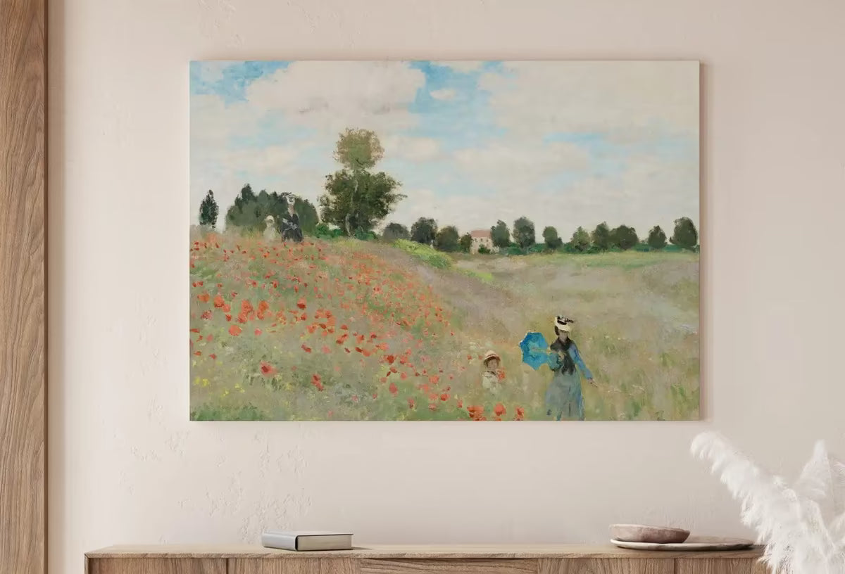 Claude Monet The Poppy Field Painting Famous Monet Art. Instant Download Vintage Decor. Vintage Landscape Printable Wall Art. Spring Decor – Printable Wall Art