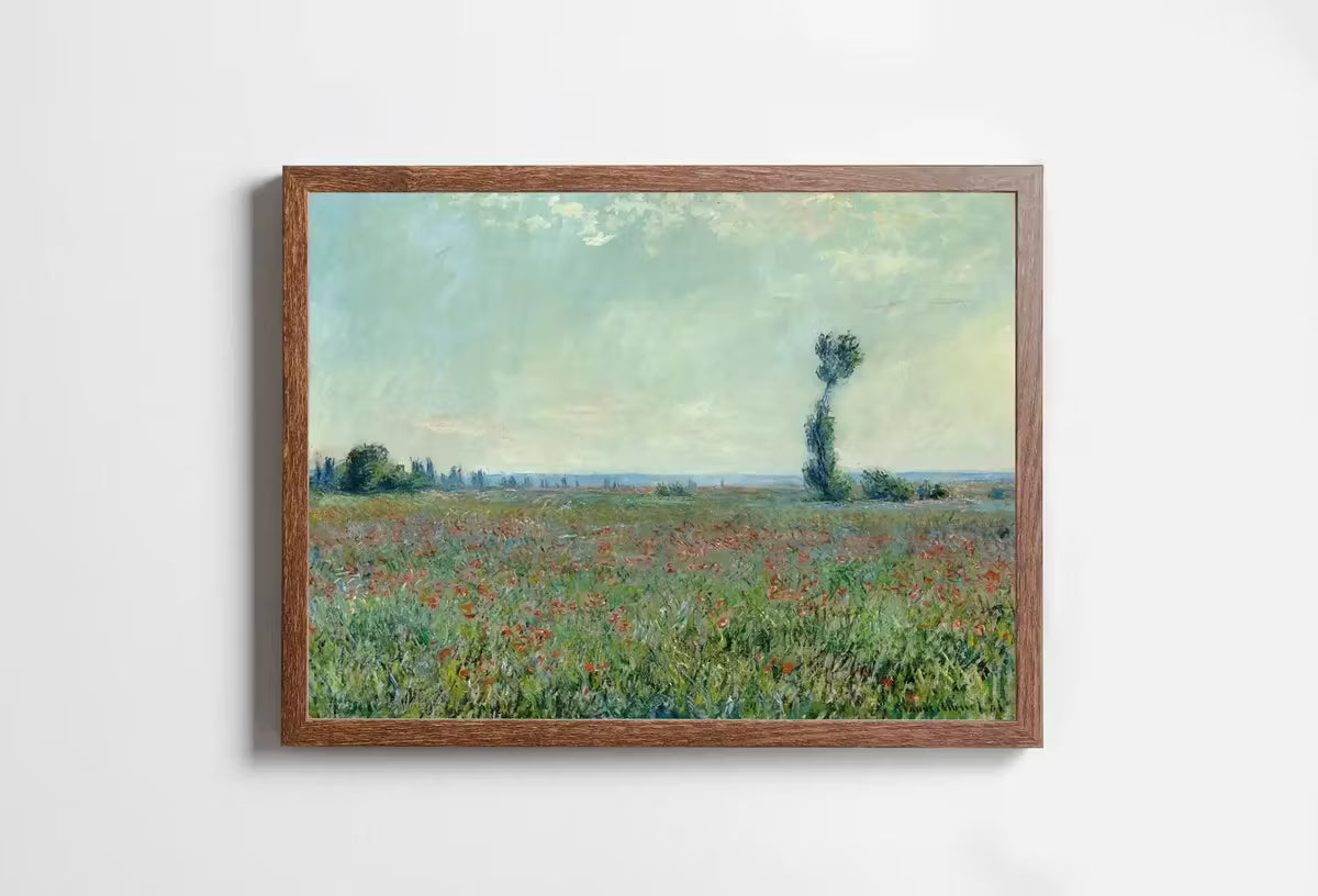 Claude Monet The Poppy Field Painting Famous Monet Art. Vintage Landscape Printable Wall Art. Instant Download Vintage Decor. Spring Decor – Printable Wall Art