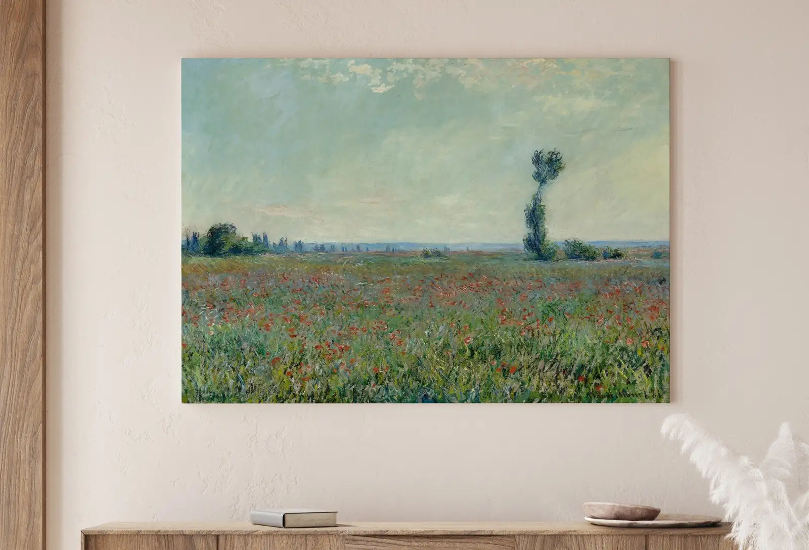 Second included artwork preview from Claude Monet The Poppy Field Painting Famous Monet Art. Vintage Landscape Printable Wall Art. Instant Download Vintage Decor. Spring Decor featuring various scenes.