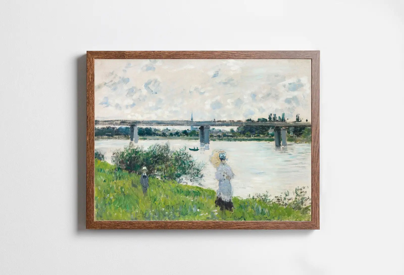 Included artwork preview showing first selection of artworks from Claude Monet The Promenade Painting Famous Monet Art. Instant Download Vintage Decor. Vintage Landscape Printable Wall Art. Spring Decor.