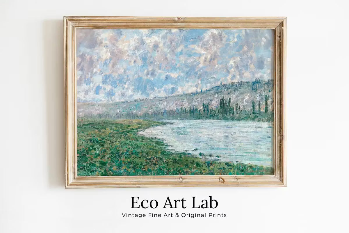 Claude Monet The Seine at Vétheuil Famous Painting. Instant Download Vintage Decor. Monet Landscape Art. Printable Wall Art. Vintage Decor – Printable Wall Art