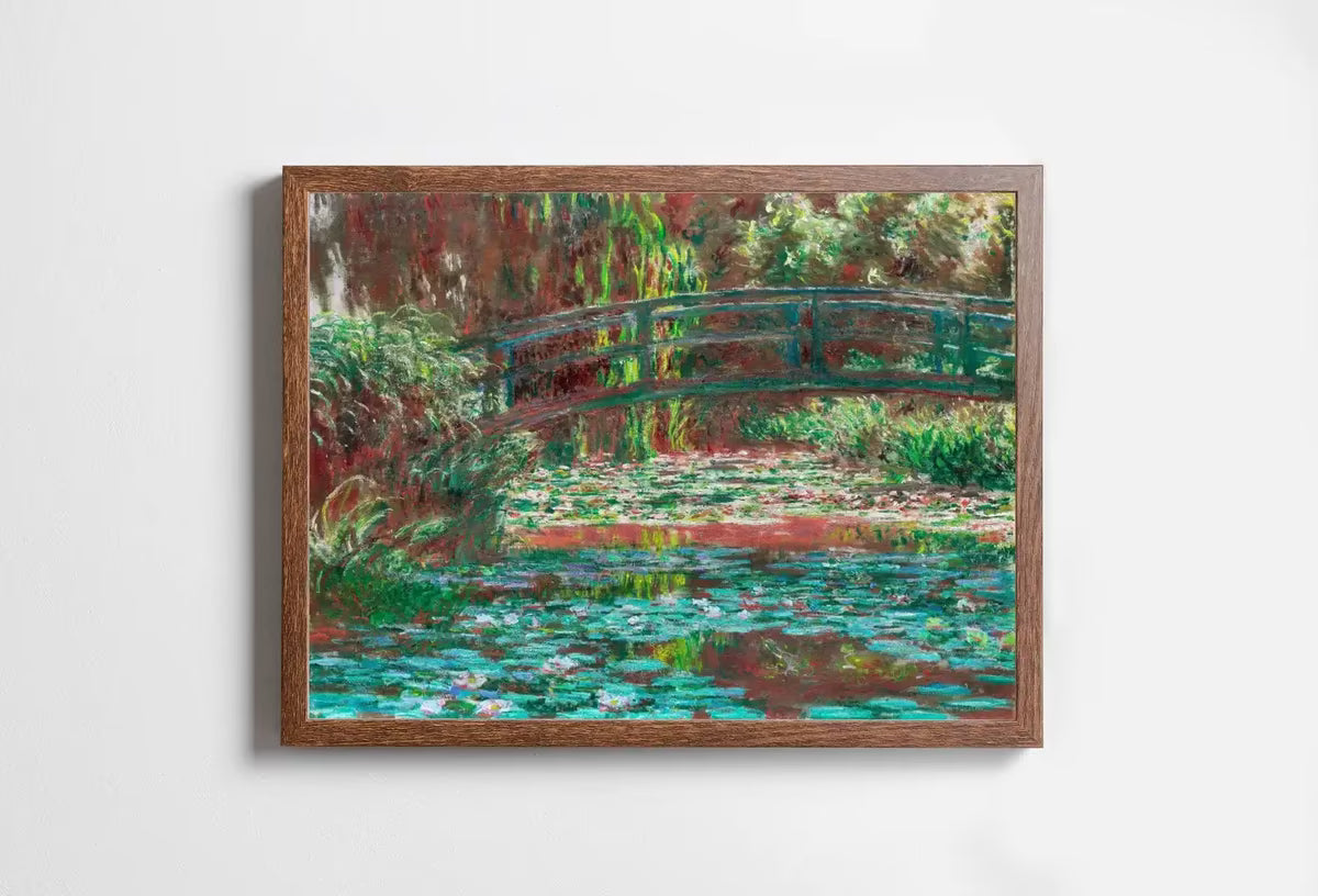 Claude Monet The Water Lily Pond Famous Painting. Instant Download Vintage Decor. Monet Botanical Print Printable Wall Art. Vintage Decor – Printable Wall Art