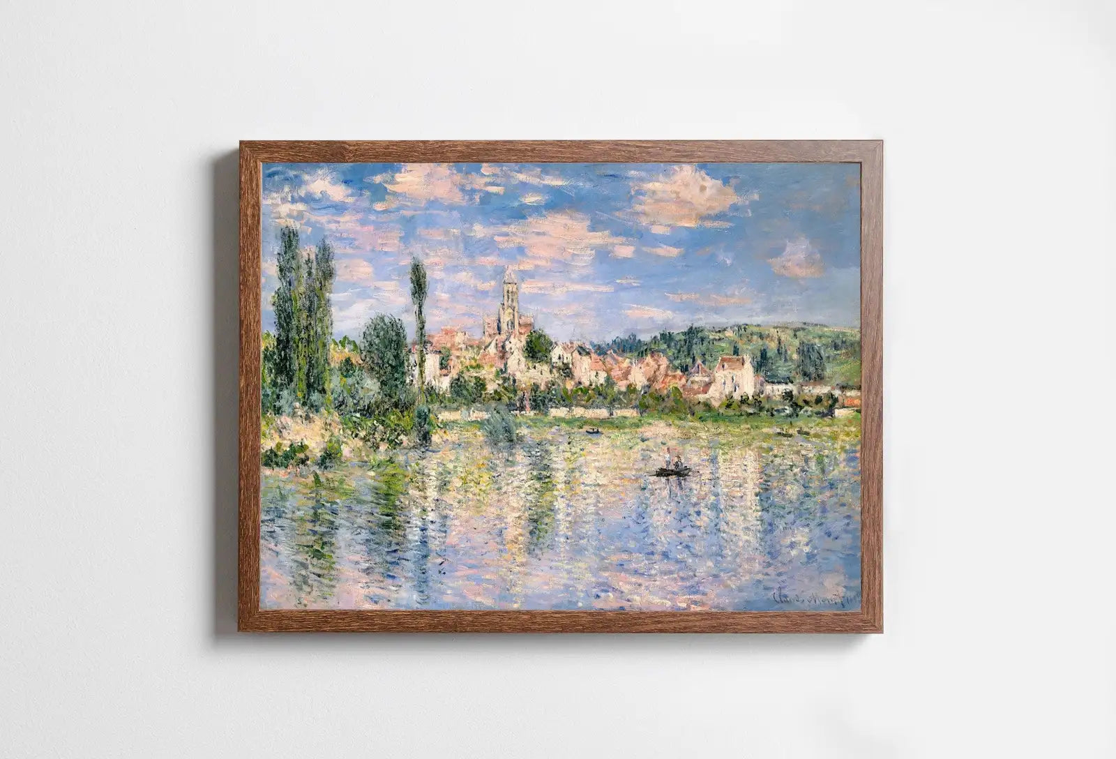 Included artwork preview showing first selection of artworks from Claude Monet Vétheuil in Summer Painting Famous Monet Art. Instant Download Vintage Decor. Monet Landscape Printable Wall Art. Vintage Decor.