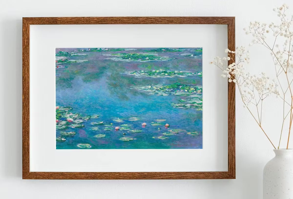 Claude Monet Water Lilies Painting Famous Monet Art. Instant Download Vintage Decor. Monet Botanical Print Printable Wall Art. Vintage Decor – Printable Wall Art