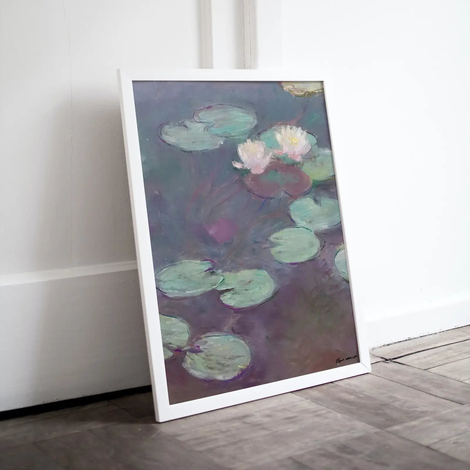 Peinture des nénuphars de Claude Monet. Art célèbre de Monet. Reproduction botanique de Monet. Art mural imprimable. Téléchargement instantané pour une décoration vintage.