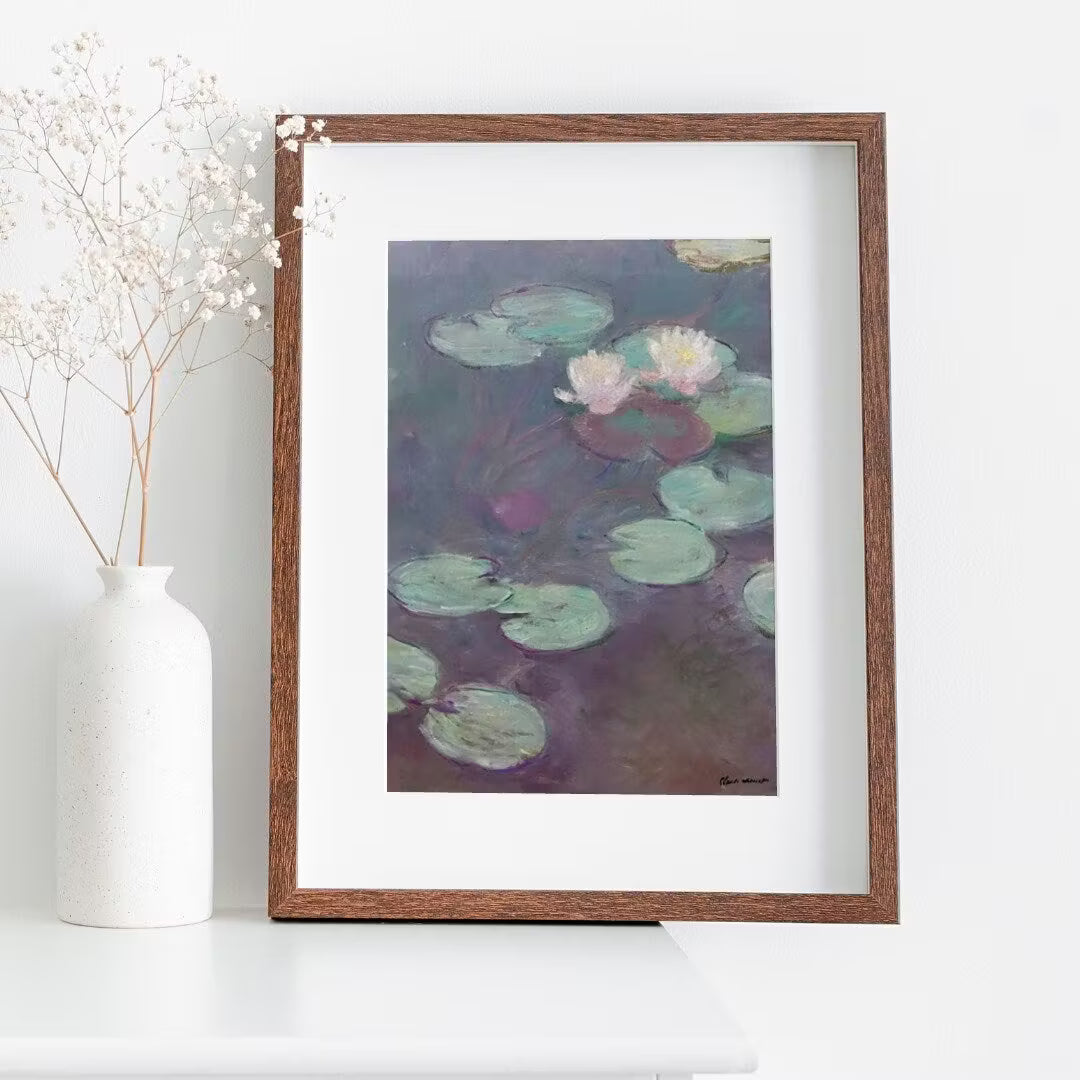Claude Monet Water Lilies Painting. Famous Monet Art. Monet Botanical Vintage Print. Printable Wall Art. Instant Download Vintage Decor – Printable Wall Art