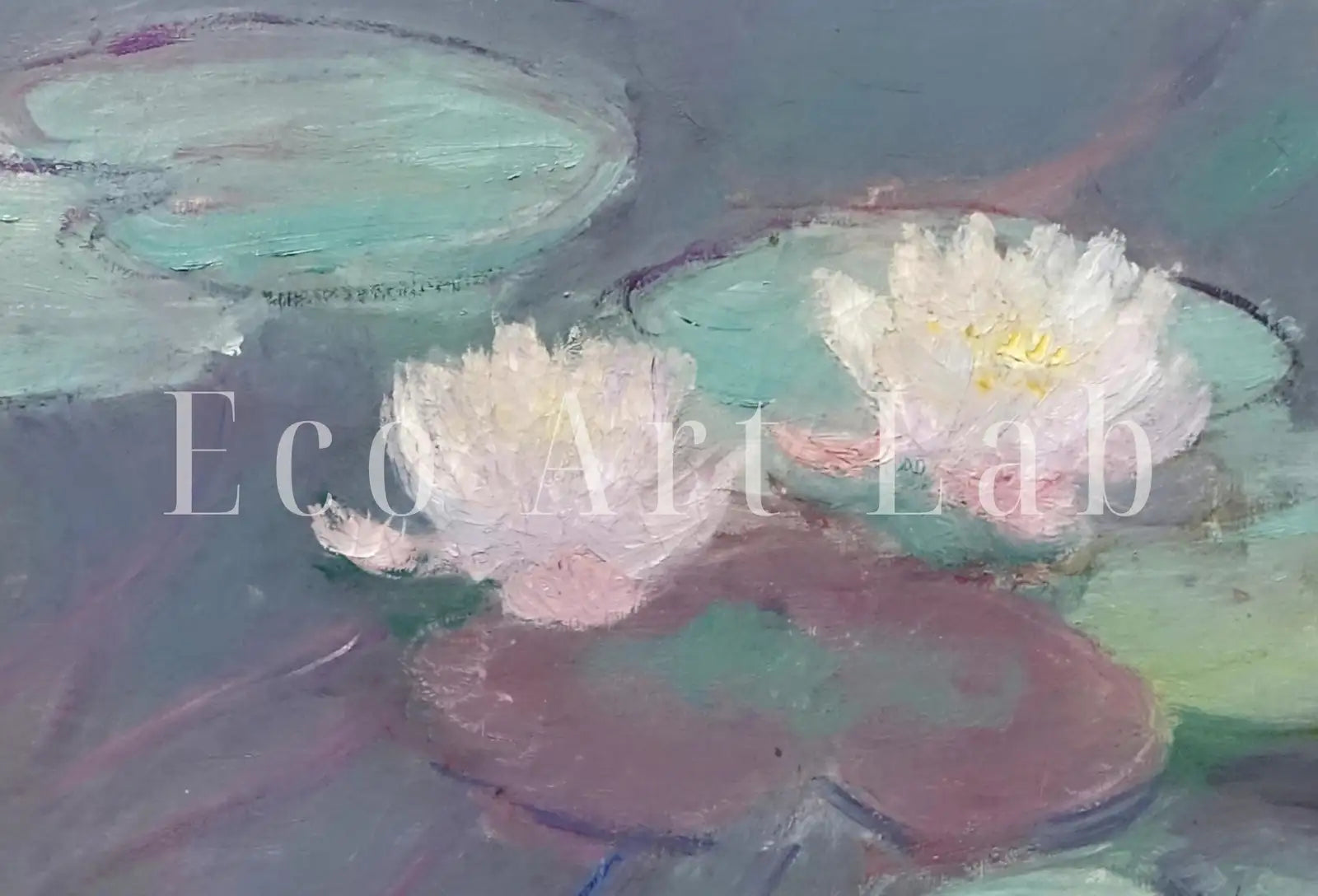 Peinture des nénuphars de Claude Monet. Art célèbre de Monet. Reproduction botanique de Monet. Art mural imprimable. Téléchargement instantané pour une décoration vintage.