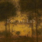 Samsung Frame TV Art 4K - The Home of the Heron - Famous George Inness