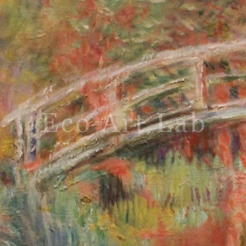 Samsung Frame TV Art 4K - Japanese Footbridge Giverny - Famous Claude Monet