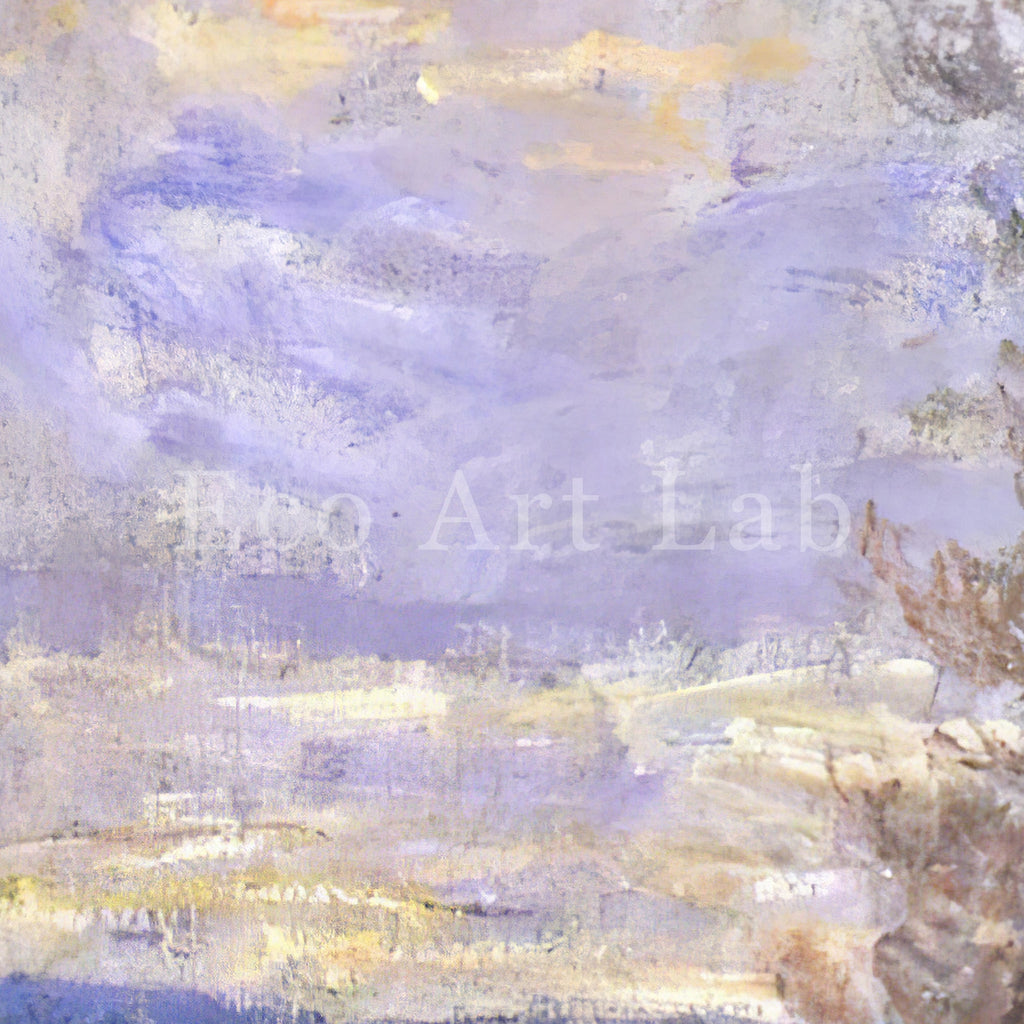 Samsung Frame TV Art 4K - River at Lavacourt Monet - Famous Claude Monet