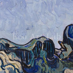 Samsung Frame TV Art 4K - Mountains at Saint Rémy - Famous Vincent van Gogh