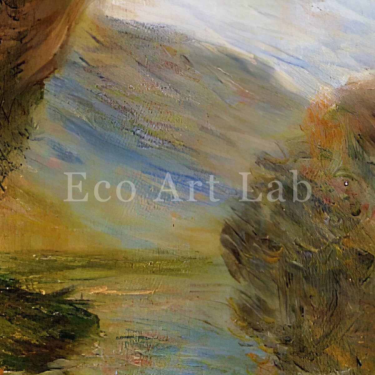 Claude Monet - Printable Wall Art - Boat on the Seine near Jeufosse