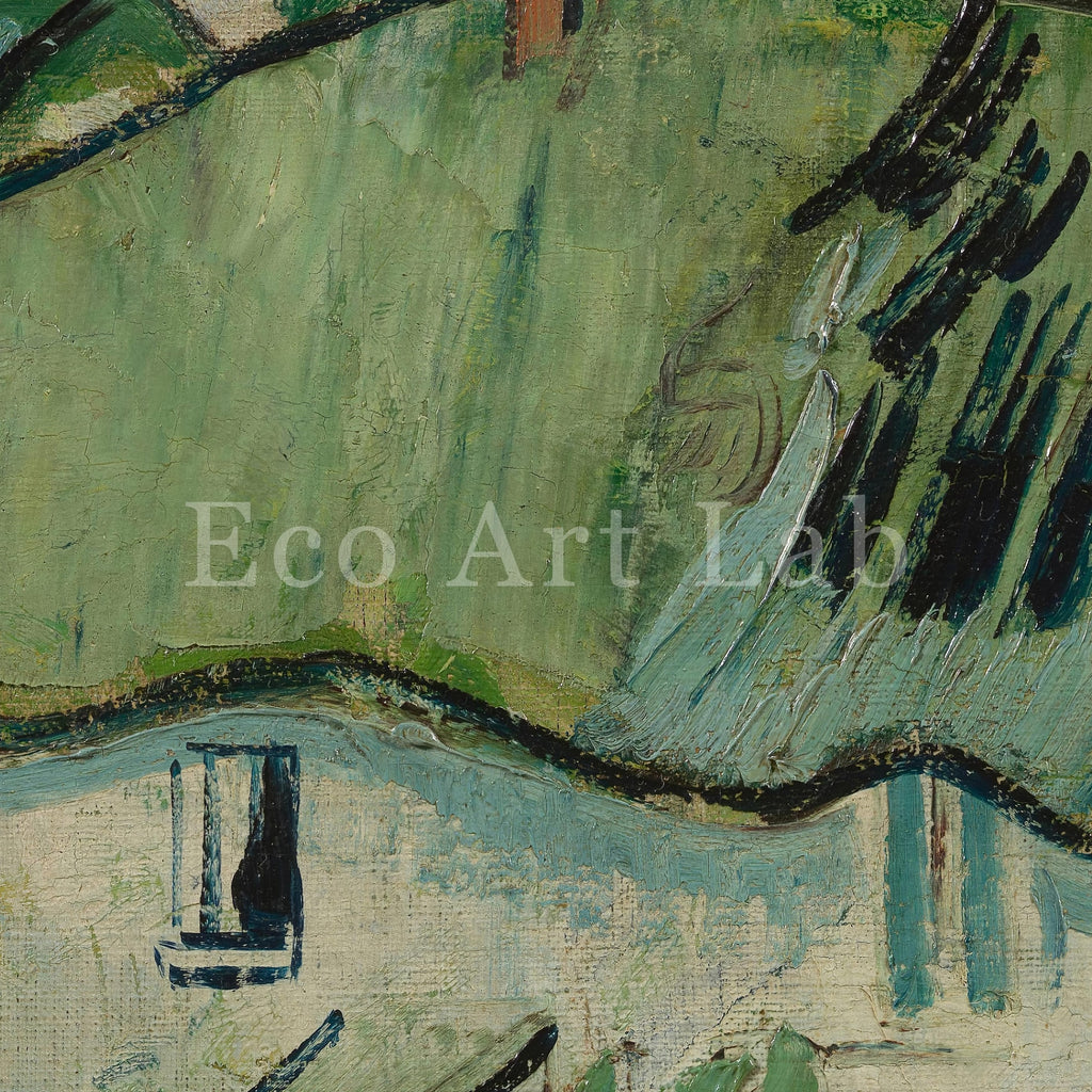 Vincent van Gogh - Printable Wall Art - Houses at Auvers