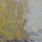 Claude Monet - Printable Wall Art - Autumn on the Seine Argenteuil
