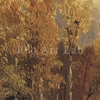 Ivan Shishkin - Printable Wall Art - Golden Autumn