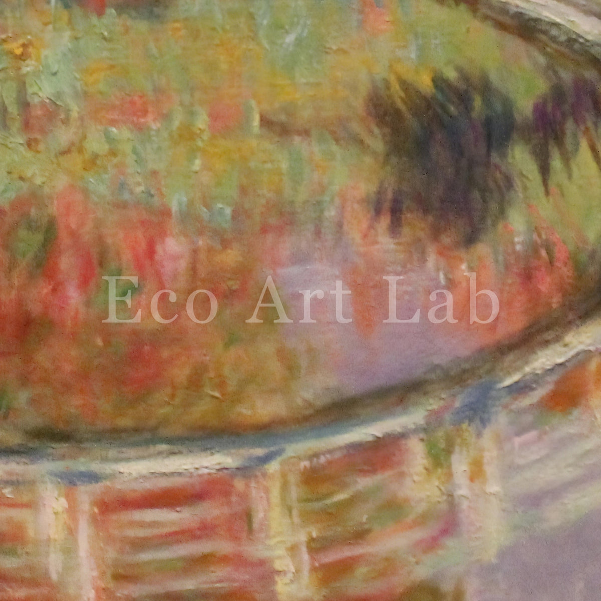 Samsung Frame TV Art 4K - Japanese Footbridge Giverny - Famous Claude Monet