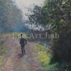 Samsung Frame TV Art 4K - The Sheltered Path - Claude Monet