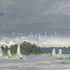 Claude Monet - Printable Wall Art - Regatta at Argenteuil
