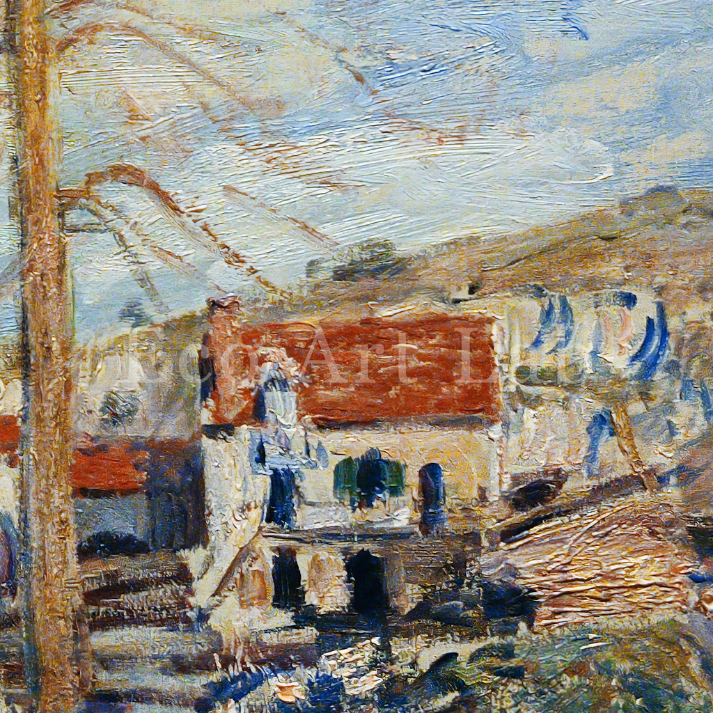Alfred Sisley - Printable Wall Art - Sisley Flood at Moret