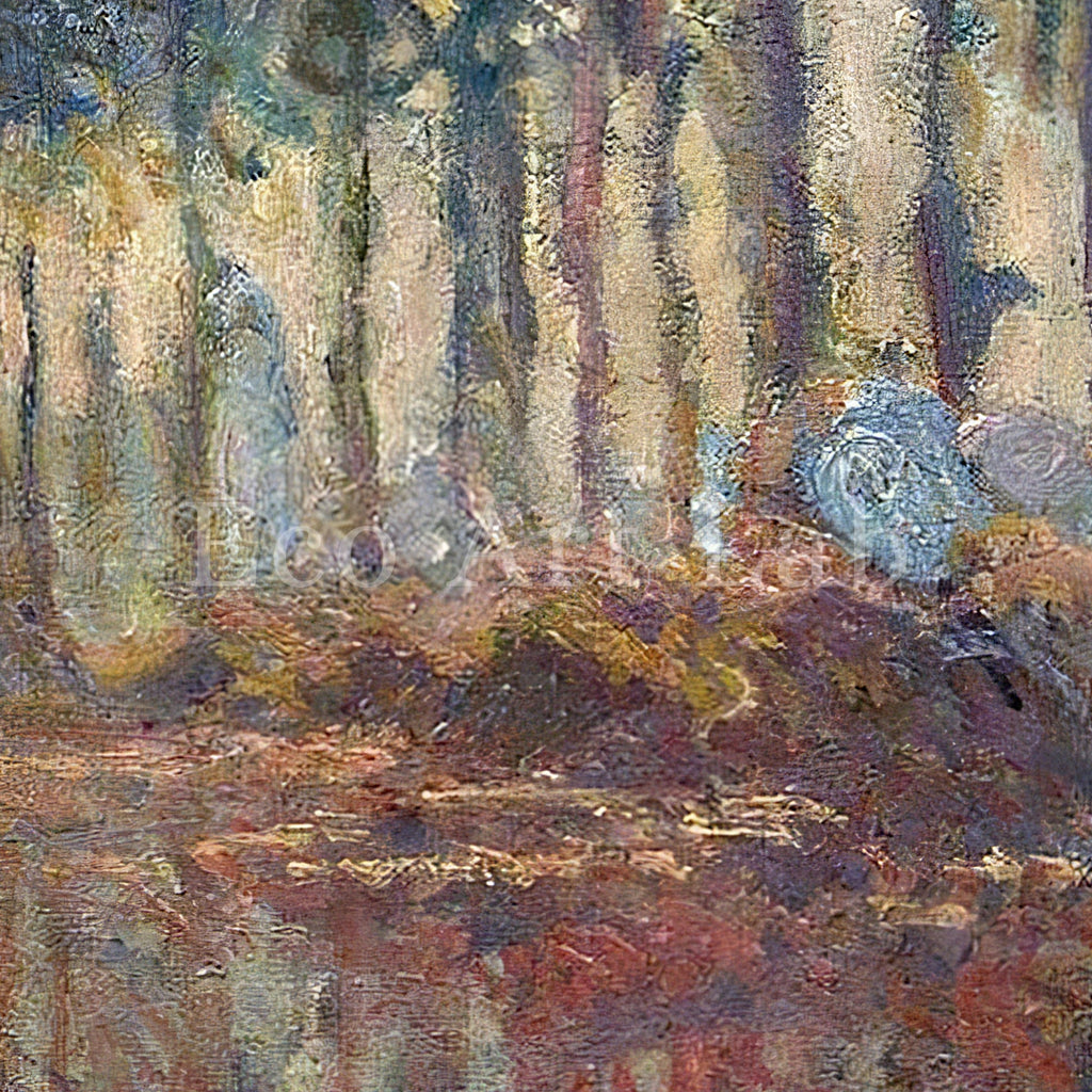 Samsung Frame TV Art 4K - Poplars (Autumn) - Famous Claude Monet