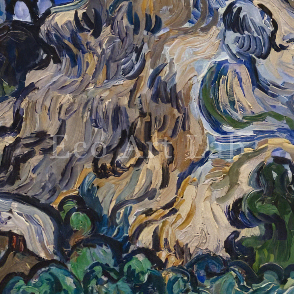Samsung Frame TV Art 4K - Mountains at Saint Rémy - Famous Vincent van Gogh