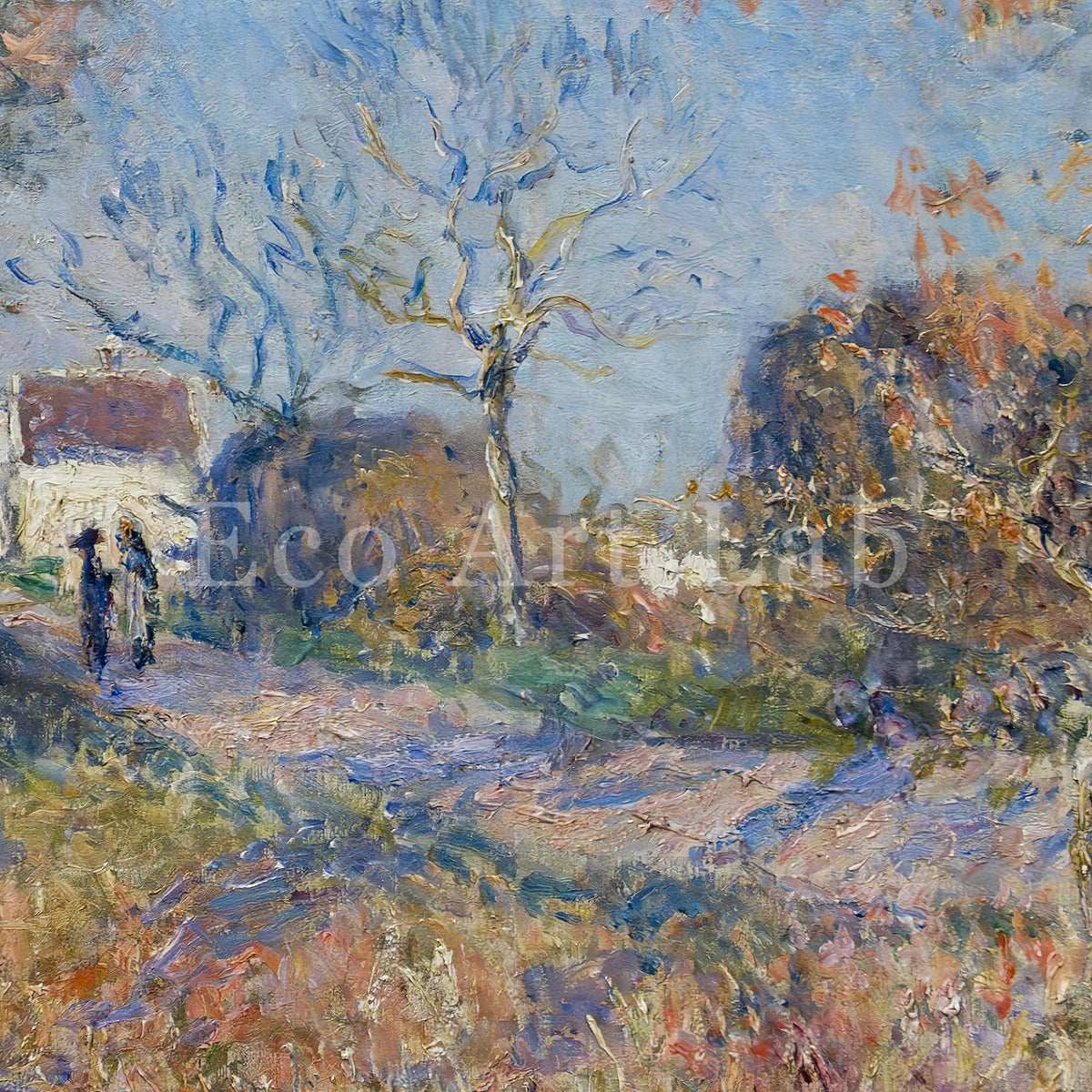 Samsung Frame TV Art 4K - A Corner of the Woods at Sablons - Famous Alfre Sisley