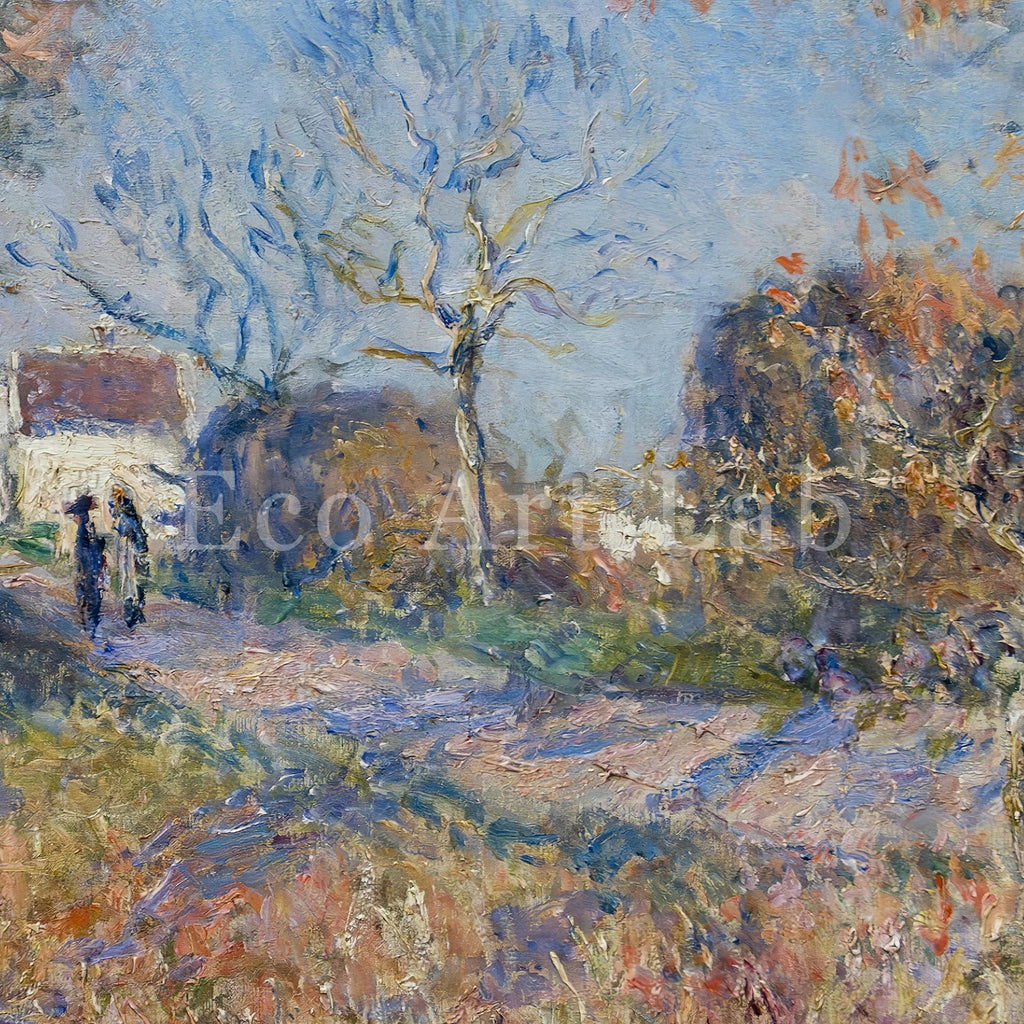 Alfre Sisley - Printable Wall Art - A Corner of the Woods at Sablons