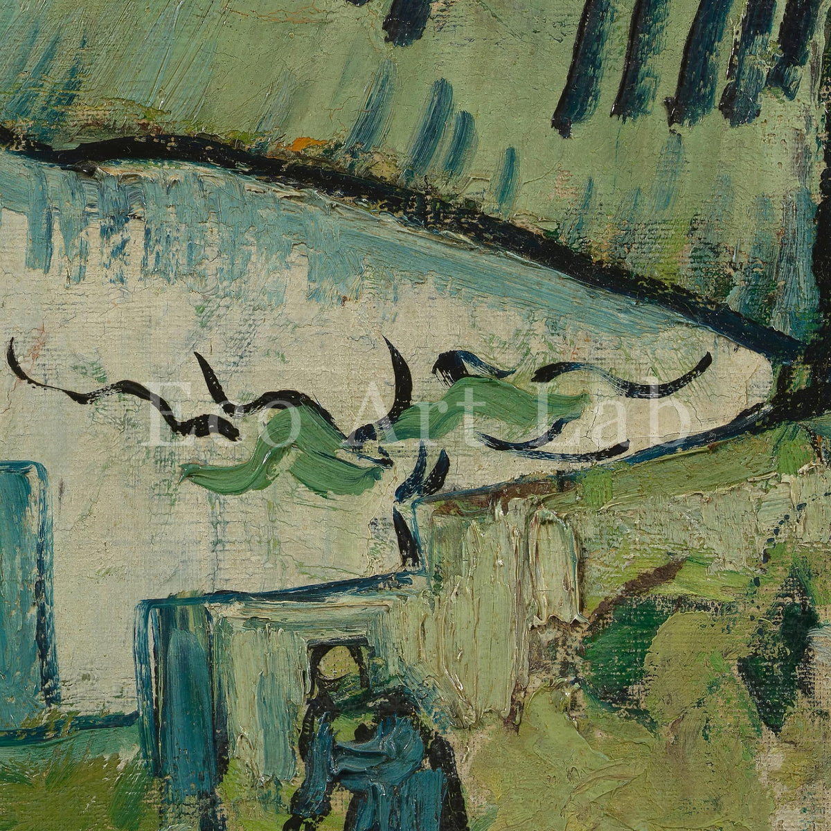 Vincent van Gogh - Printable Wall Art - Houses at Auvers