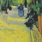 Samsung Frame TV Art 4K - Entrance to the Public Gardens in Arles - Famous Vincent van Gogh