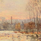 Samsung Frame TV Art 4K - The Seine at Saint Mammes Impressionist - Famous Alfred Sisley