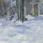 Claude Monet - Printable Wall Art - Lavacourt Under Snow