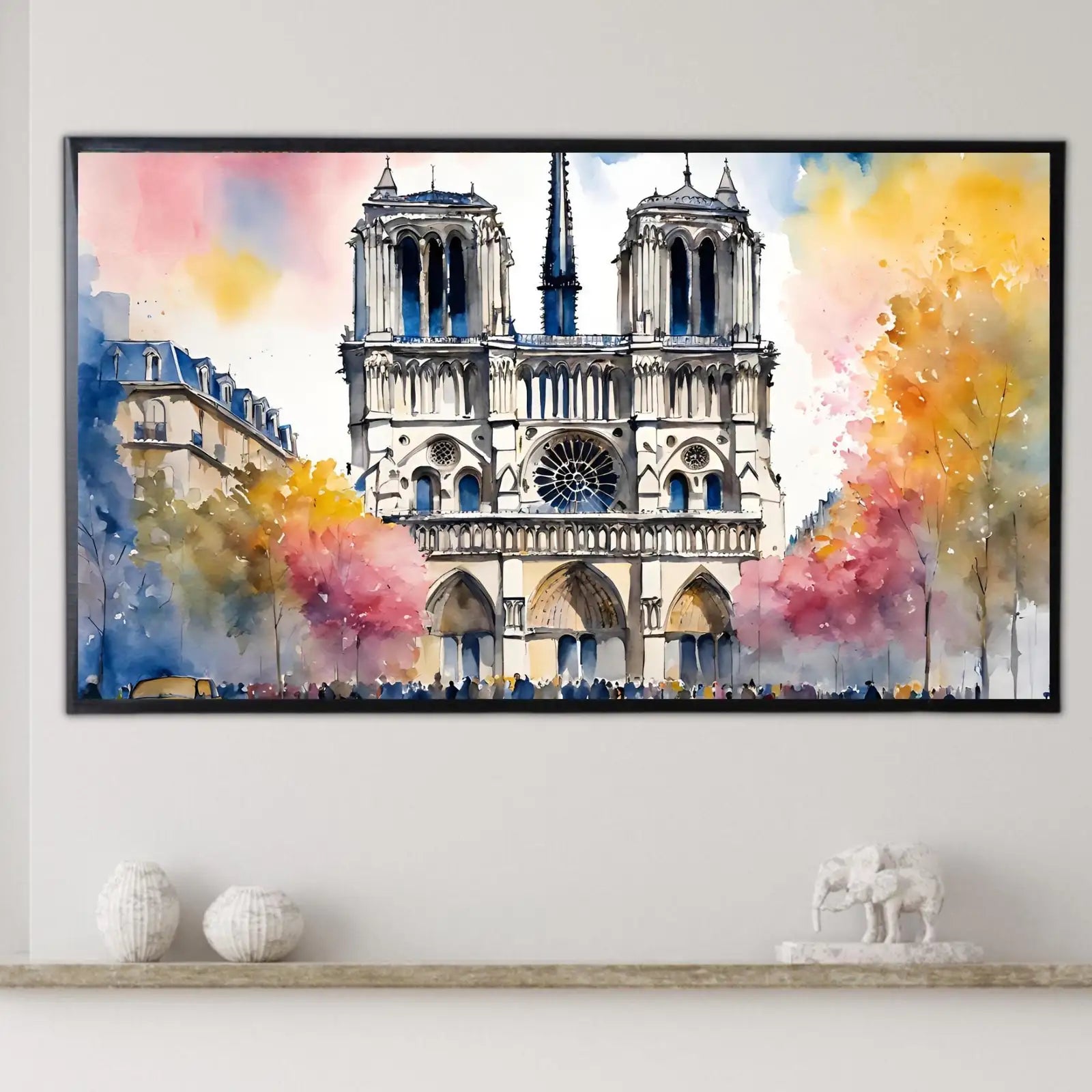Colorful Abstract Art For Samsung Frame TV I 4K Digital Frame TV Art I Original Watercolor Decor For Living Room – Frame TV Digital Download Art – Digital Download