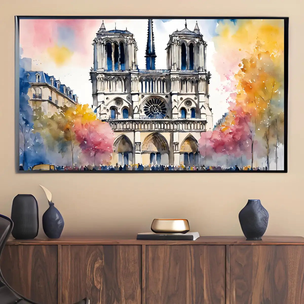 Colorful Abstract Art For Samsung Frame TV I 4K Digital Frame TV Art I Original Watercolor Decor For Living Room – Frame TV Digital Download Art – Digital Download