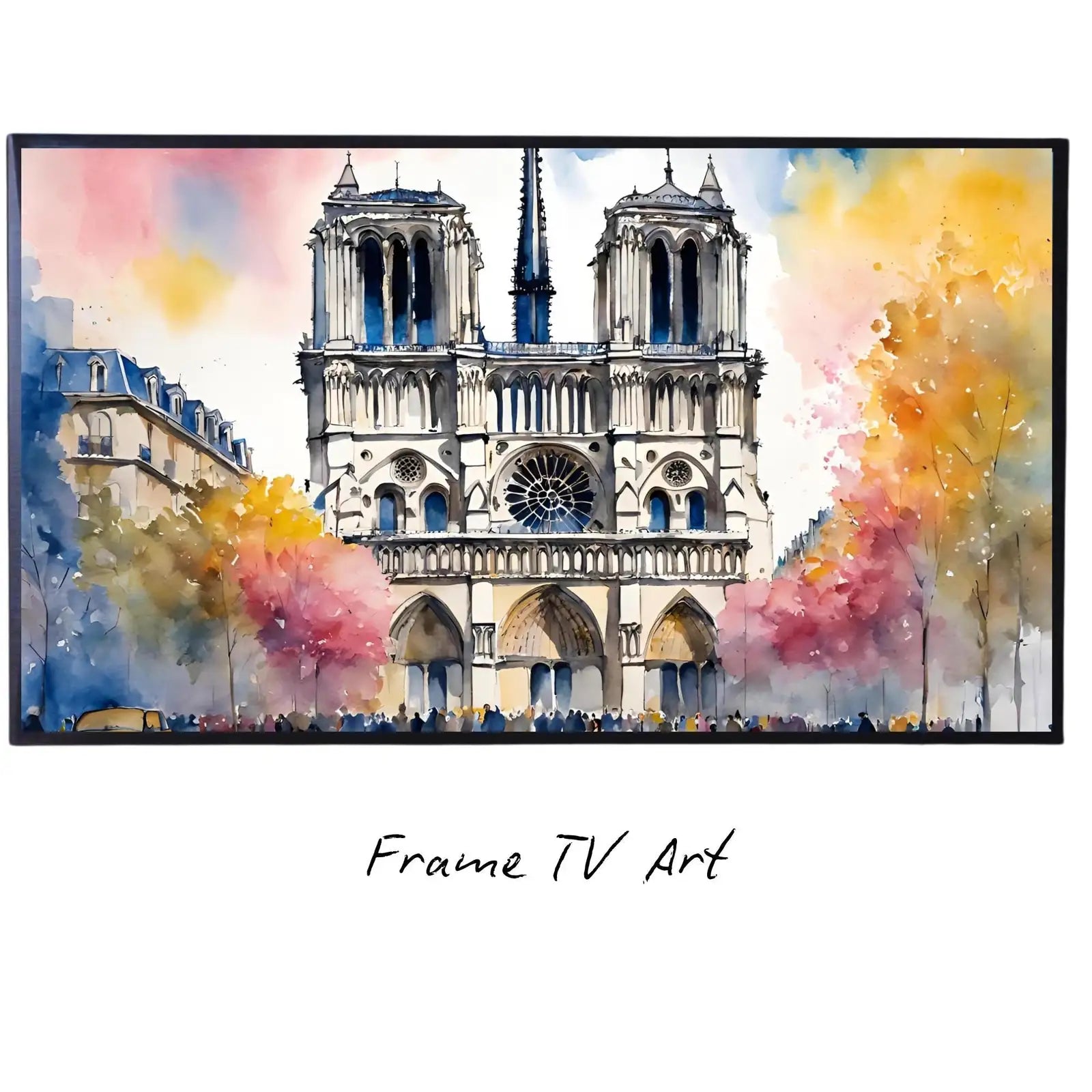 Colorful Abstract Art For Samsung Frame TV I 4K Digital Frame TV Art I Original Watercolor Decor For Living Room – Frame TV Digital Download Art – Digital Download