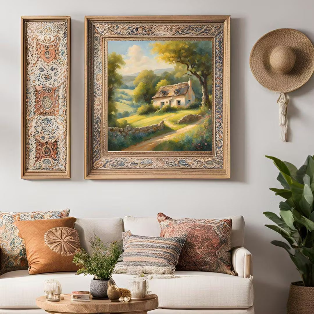 Cottagecore Art Printable I Rustic Garden Wall Decor I Square Home Art Design – Printable Wall Art