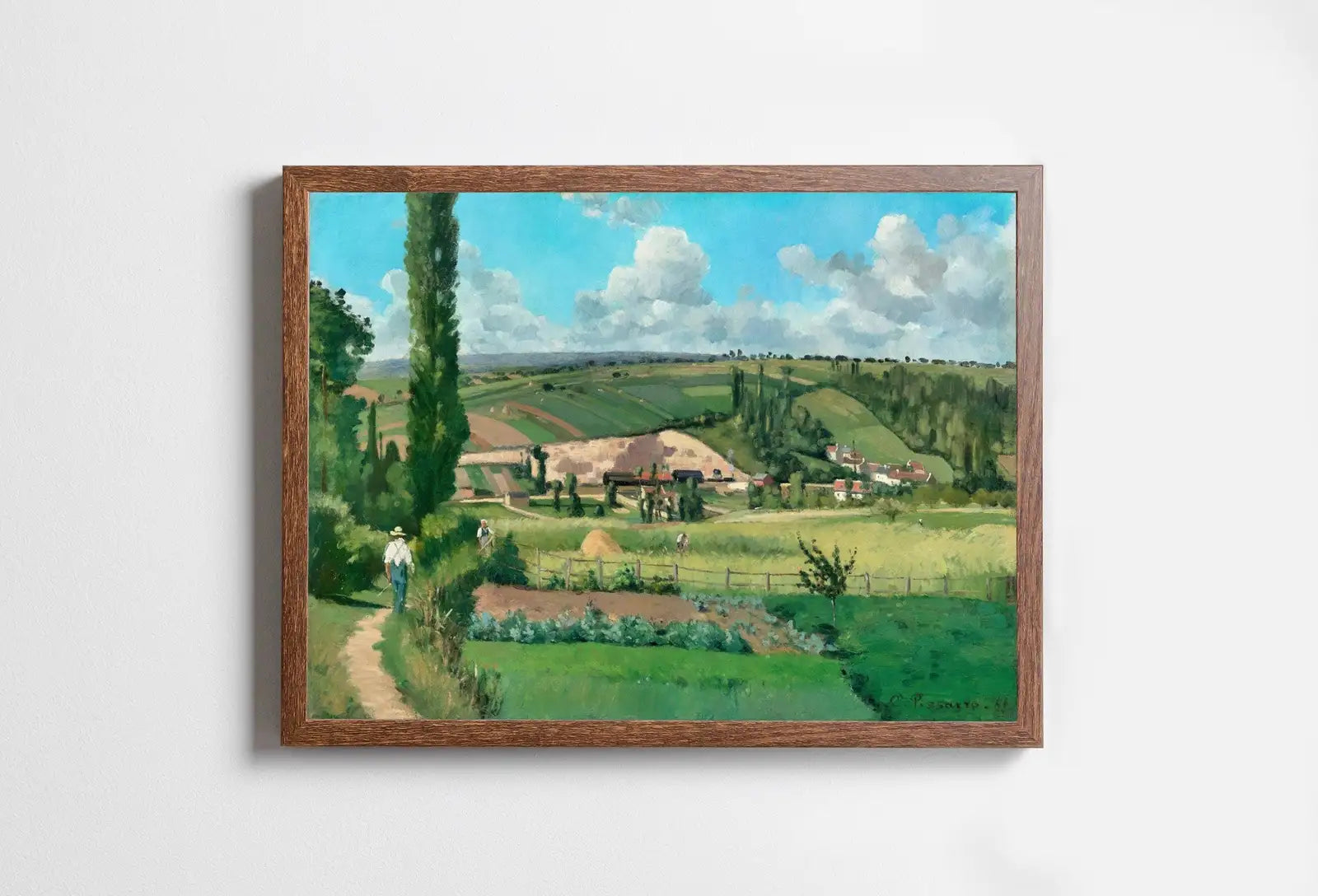 Included artwork preview showing first selection of artworks from Country Farmhouse Printable Famous Landscape Painting Art Print. Instant Download Vintage Fine Art Print. Countryside Decor Digital Download.