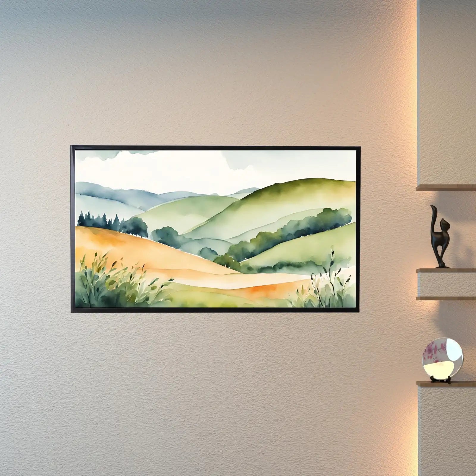 Countryside Landscape Wall Art I Colorful Decor For Frame TV I 4K Resolution Art For Samsung Frame TV – Frame TV Digital Download Art – Digital Download