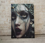 Creepy Gothic Mermaid Art. Printable Wall Art. Dark Mermaid Digital Painting. Instant Download. Mermaid Portrait Painting. Horror Scary Art – Printable Wall Art